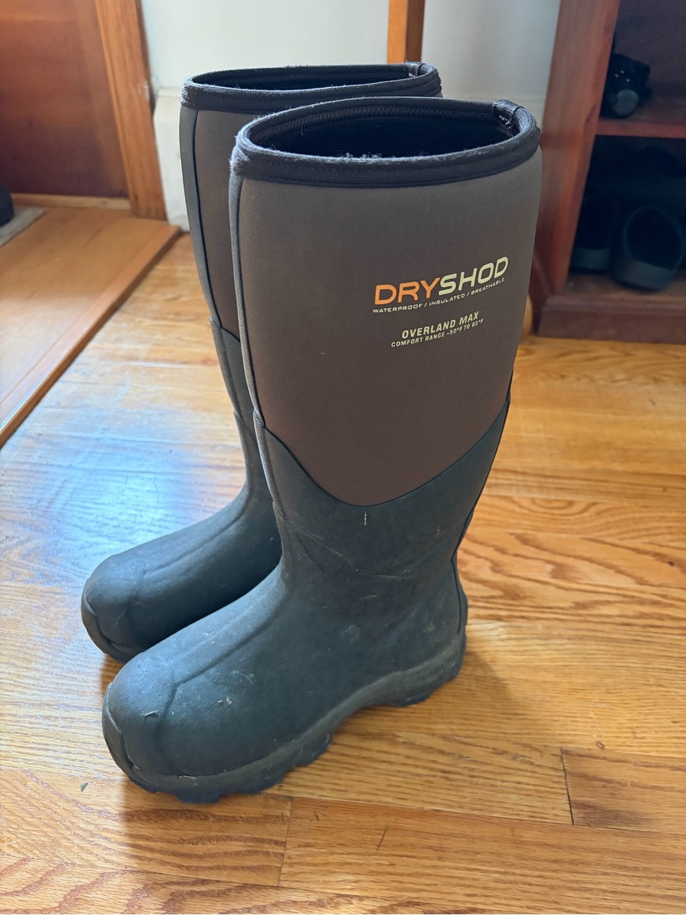 Overland Max Men's Waterproof Black Rain & Snow Boots
